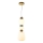ITALUX - EVANS LED Pendant Light on Cable LED/19W/230V 3000K gold/blue/brown