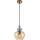 ITALUX - FANDA cable-hung pendant lamp 1xE27/40W/230V gold/smoked beige