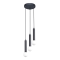ITALUX - FILANO Cable-Suspended Pendant Light 3xG9/5W/230V Black