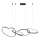 ITALUX - FONTE LED Cable Pendant Light LED/60W/230V 3000/4000/6000K Black