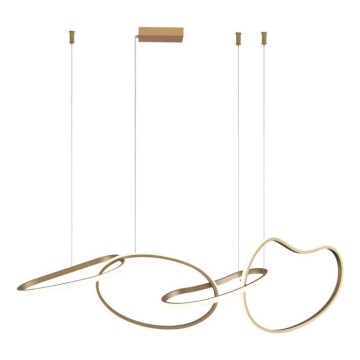ITALUX - FONTE LED cable-suspended chandelier LED/60W/230V 3000/4000/6000K gold