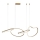 ITALUX - FONTE LED cable-suspended chandelier LED/60W/230V 3000/4000/6000K gold