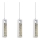 ITALUX - LED Chandelier on a string LAURI 3xLED/4.8W/230V