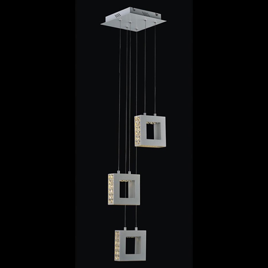 ITALUX - LED Chandelier on a string LAURI 3xLED/9,6W/230V
