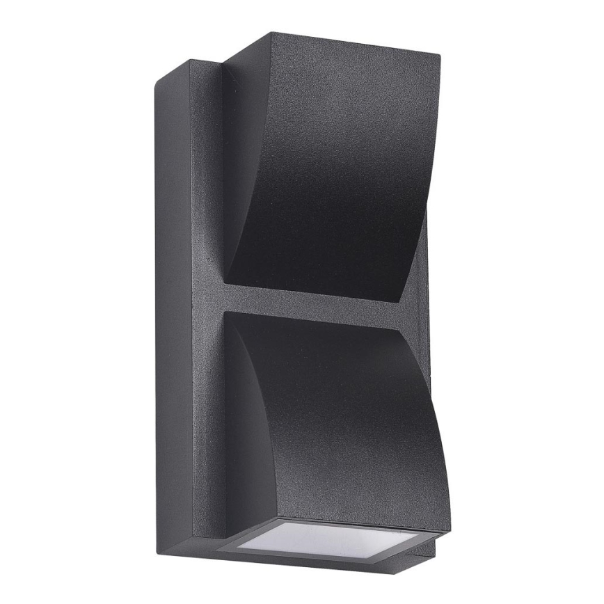 ITALUX - LED Outdoor wall light EDGAR 2xLED/3W/230V IP54 3000K black