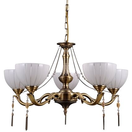ITALUX - Chandelier on a chain BAXIO 5xE27/60W/230V
