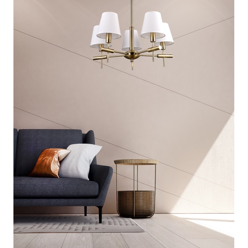 Pendant chandelier BALTER 5xE14/40W/230V