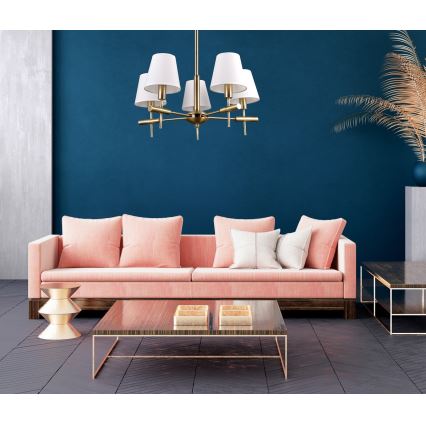 Pendant chandelier BALTER 5xE14/40W/230V