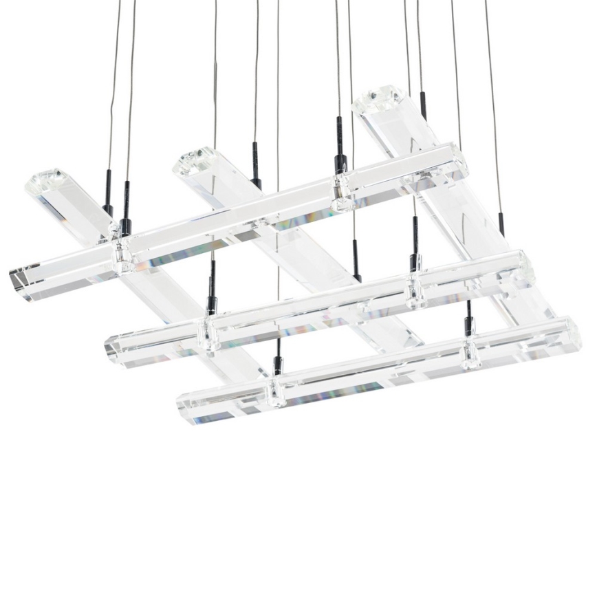 ITALUX - Chandelier on a string DIAMOND 4xGU10/50W/230V + 12xG4/10W