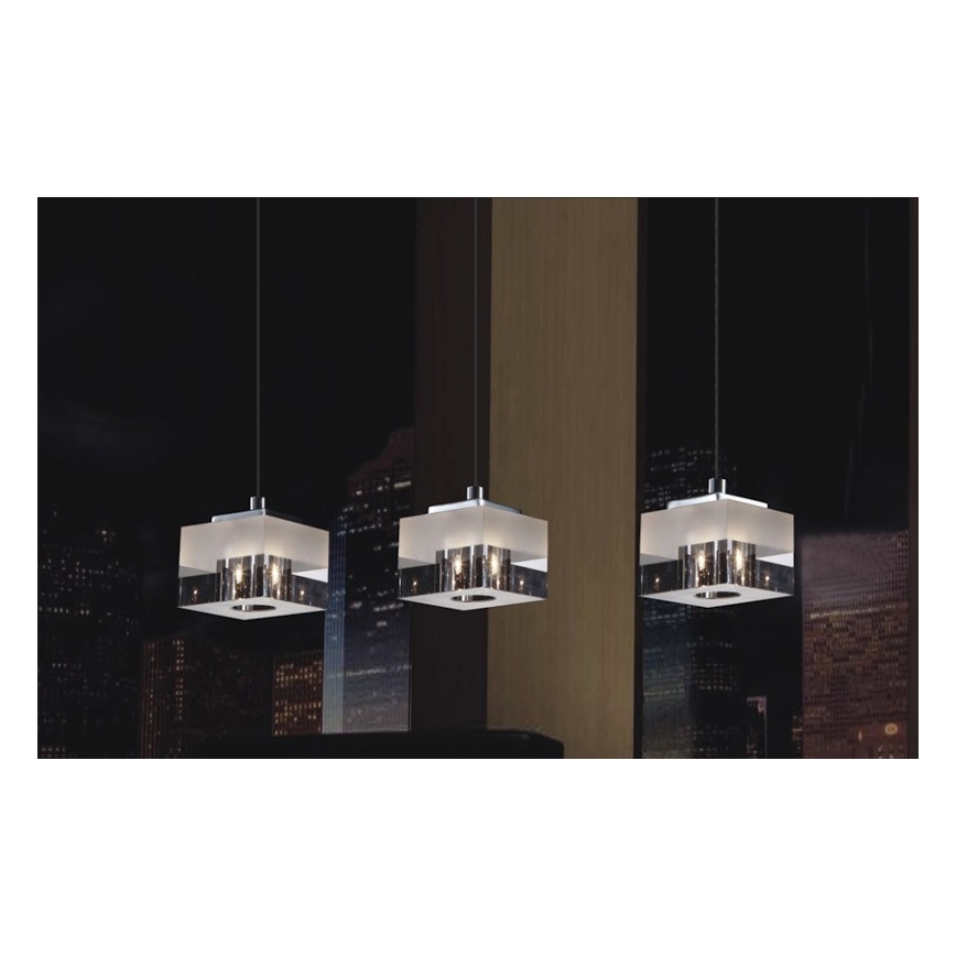 ITALUX - Chandelier on a string CUBRIC 1xG9/28W/230V