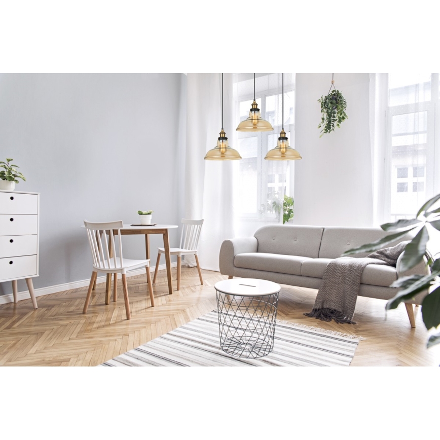 ITALUX - Chandelier on a string HUBERT 3xE27/40W/230V