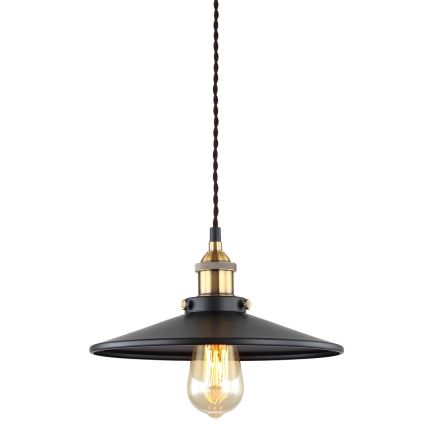 ITALUX - Chandelier on a string VERDA 1xE27/40W/230V d. 26 cm black