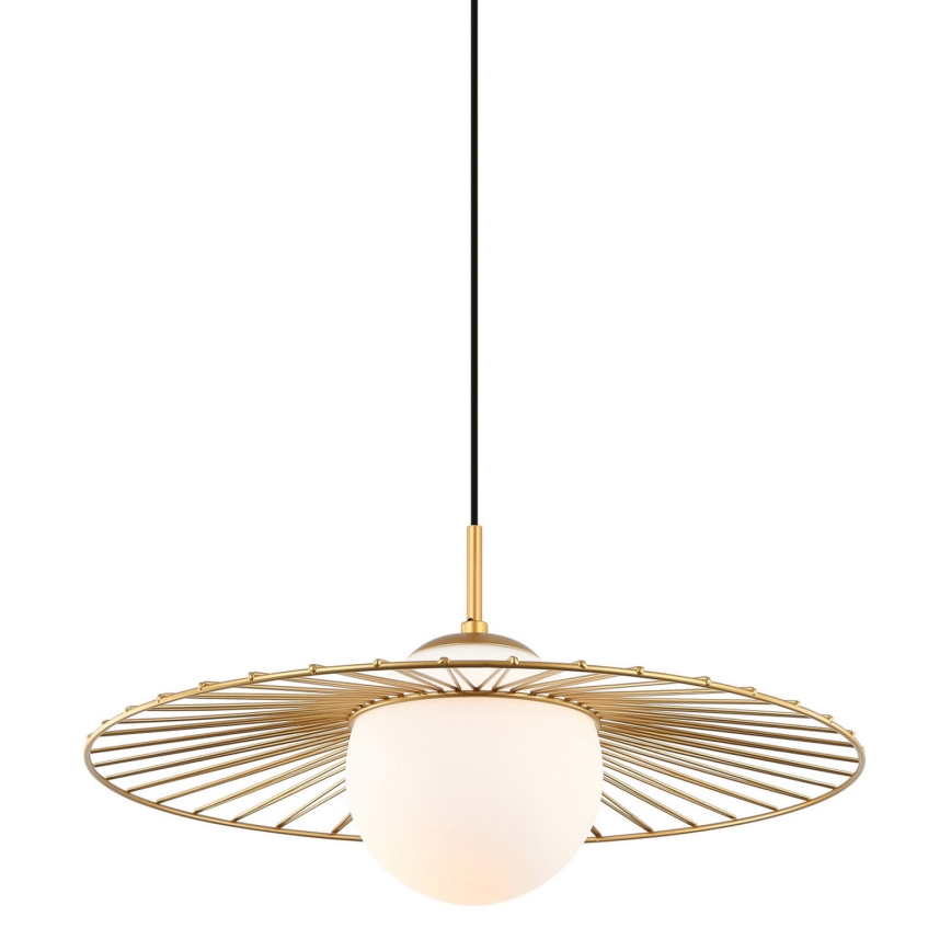 ITALUX - Chandelier on a string SALLY 1xE27/40W/230V gold