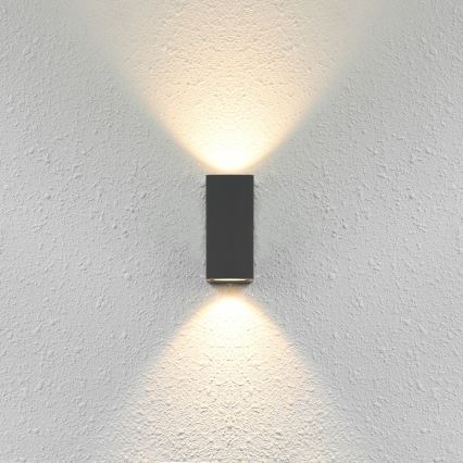 ITALUX - Outdoor wall light GENTA 2xGU10/40W/230V IP54 15 cm