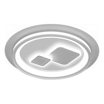 ITALUX - PARCO Dimmable LED Ceiling Light LED/55W/230V 3000-6500K Ø 50 cm White + Remote Control
