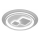 ITALUX - PARCO Dimmable LED Ceiling Light LED/55W/230V 3000-6500K Ø 50 cm White + Remote Control