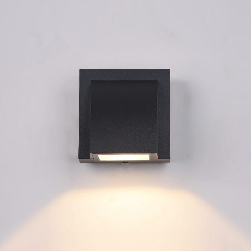 ITALUX - LED Outdoor wall light EDGAR LED/3W/230V IP54 3000K black