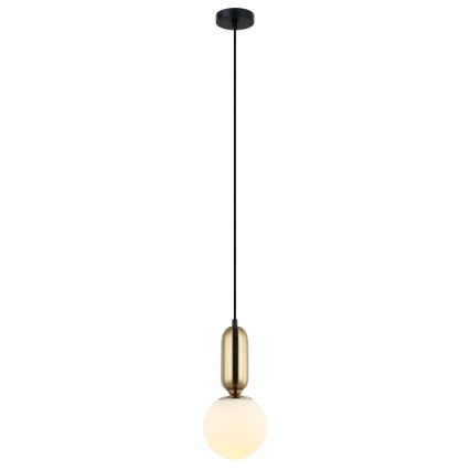 ITALUX - Chandelier on a string ALDEVA 1xE27/40W/230V d. 15 cm bronze