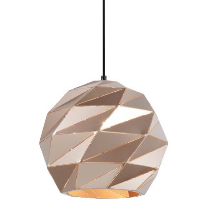 ITALUX - Chandelier on a string PALERMO 1xE27/40W/230V d. 32 cm Rose gold