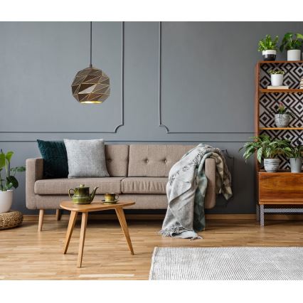 ITALUX - Chandelier on a string PALERMO 1xE27/40W/230V d. 32 cm anthracite