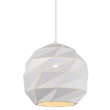 ITALUX - Chandelier on a string PALERMO 1xE27/40W/230V d. 32 cm white