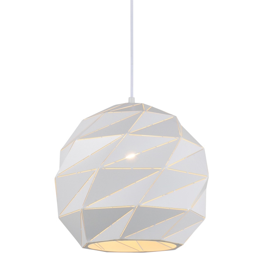 ITALUX - Chandelier on a string PALERMO 1xE27/40W/230V d. 32 cm white