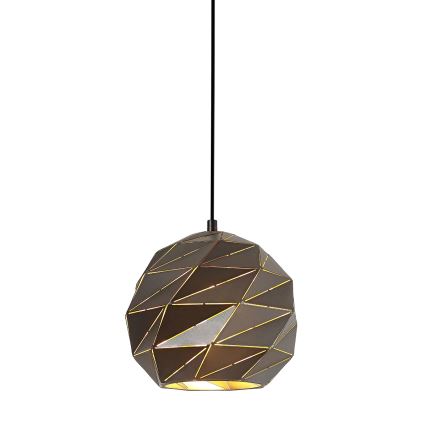 ITALUX - Chandelier on a string PALERMO 1xE27/40W/230V d. 23 cm anthracite