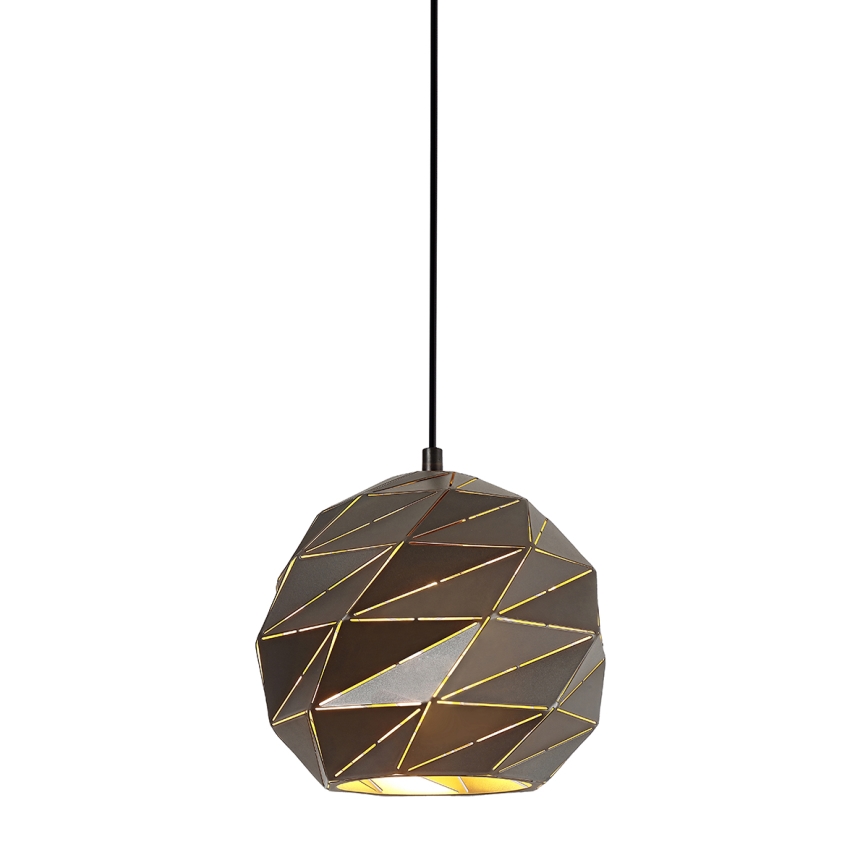 ITALUX - Chandelier on a string PALERMO 1xE27/40W/230V d. 23 cm anthracite