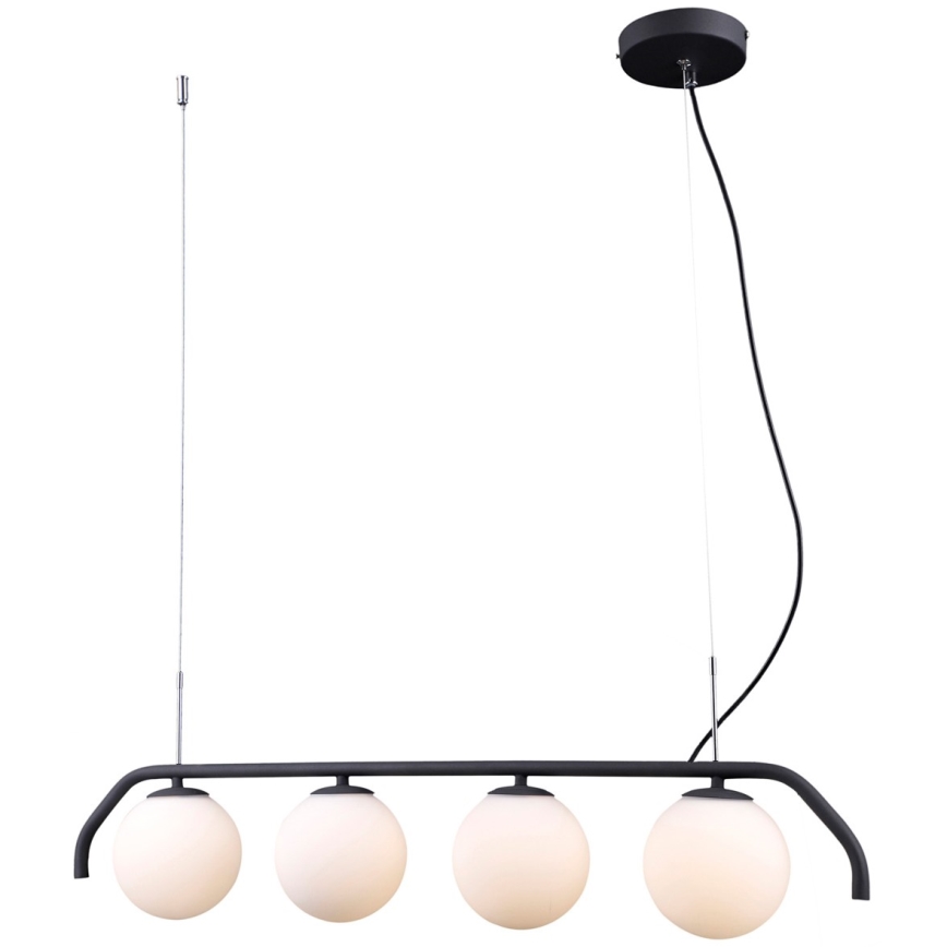 ITALUX - Chandelier on a string CARIMI 4xG9/5W/230V black
