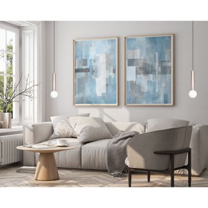 ITALUX - Cable-hung pendant FILANO 1xG9/5W/230V Rose Gold