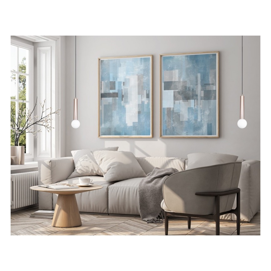 ITALUX - Cable-hung pendant FILANO 1xG9/5W/230V Rose Gold