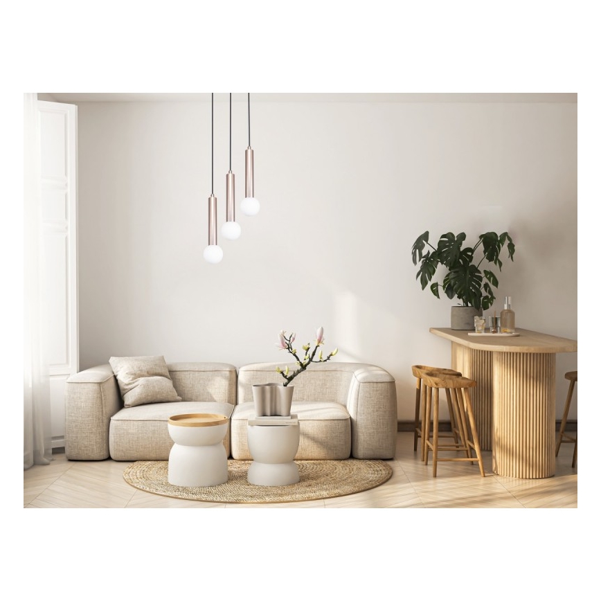 ITALUX - FILANO Cable Pendant 3xG9/5W/230V, Rose Gold