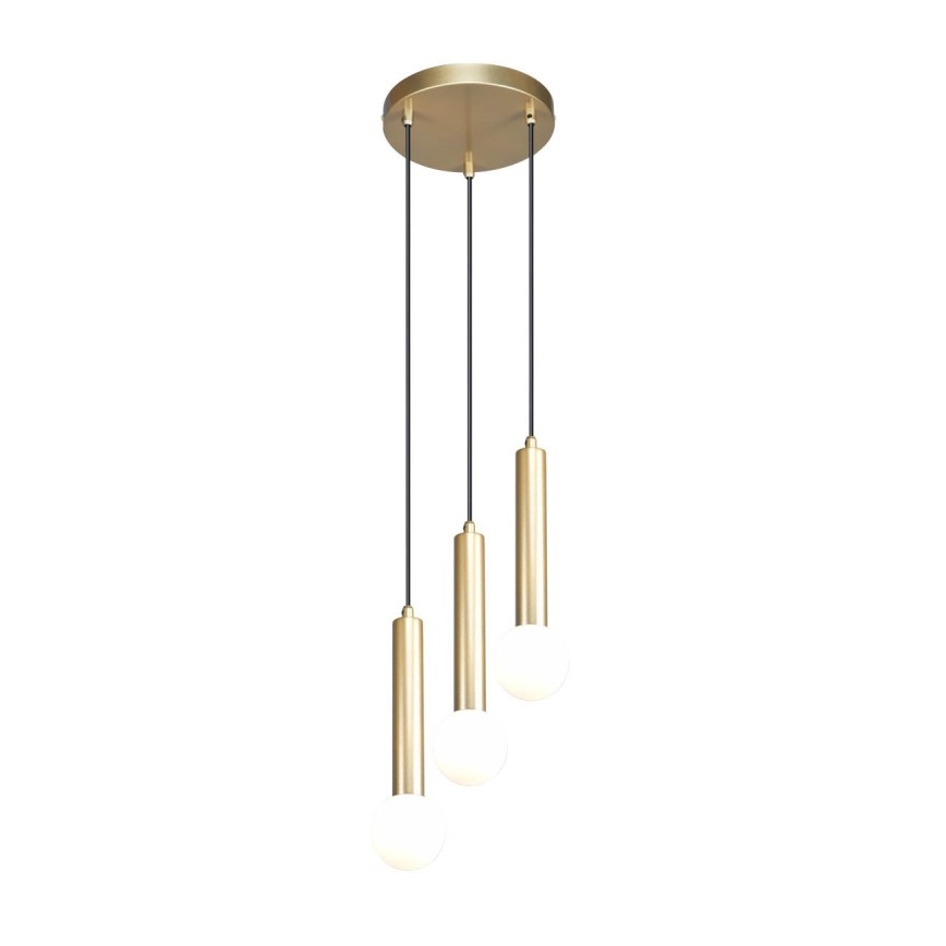 ITALUX - FILANO Cable-hung Pendant Light 3xG9/5W/230V Gold