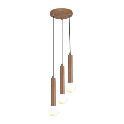 ITALUX - FILANO cable pendant light 3xG9/5W/230V, brown