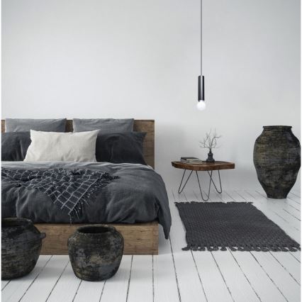 ITALUX - MACERA Cable Pendant Light 1xE27/40W/230V Black