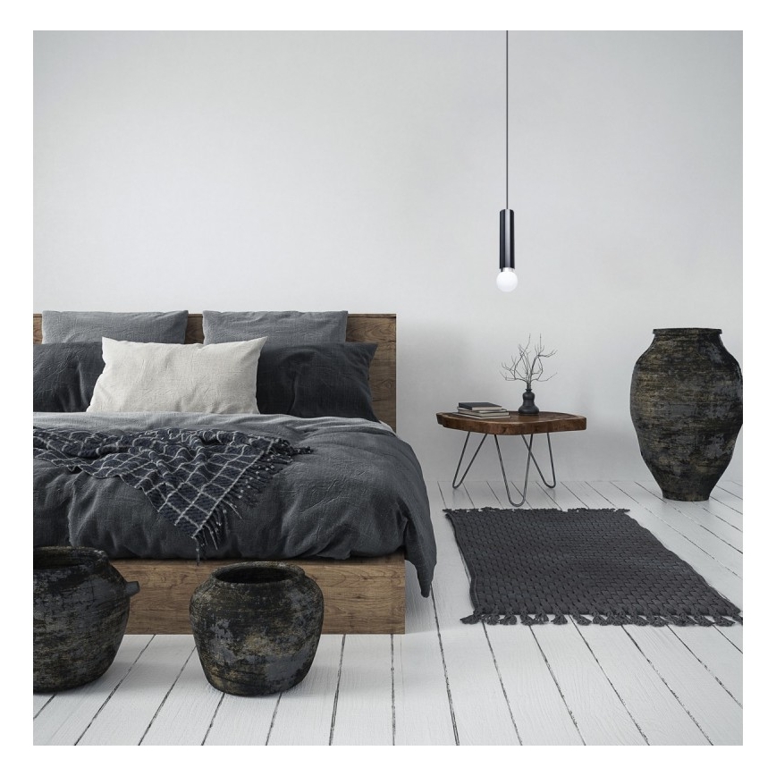 ITALUX - MACERA Cable Pendant Light 1xE27/40W/230V Black