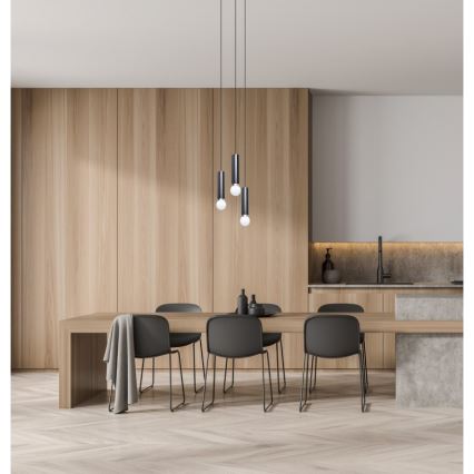 ITALUX - MACERA Cable Pendant Light 3xE27/40W/230V Black