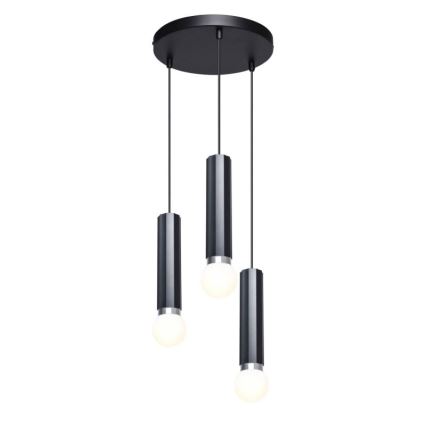 ITALUX - MACERA Cable Pendant Light 3xE27/40W/230V Black