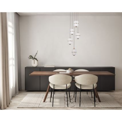ITALUX - ALANI Cable-Suspended LED Chandelier 5xLED/5.6W/230V 3000K Gold