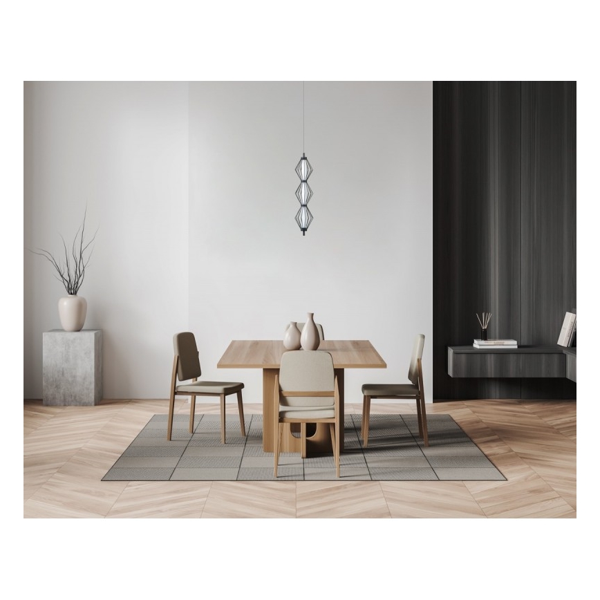ITALUX - SEVILLA cable-suspended LED pendant LED/15W/230V 3000K black