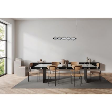 ITALUX - SEVILLA LED Pendant Light on Cable, 25W/230V, 3000K, Black