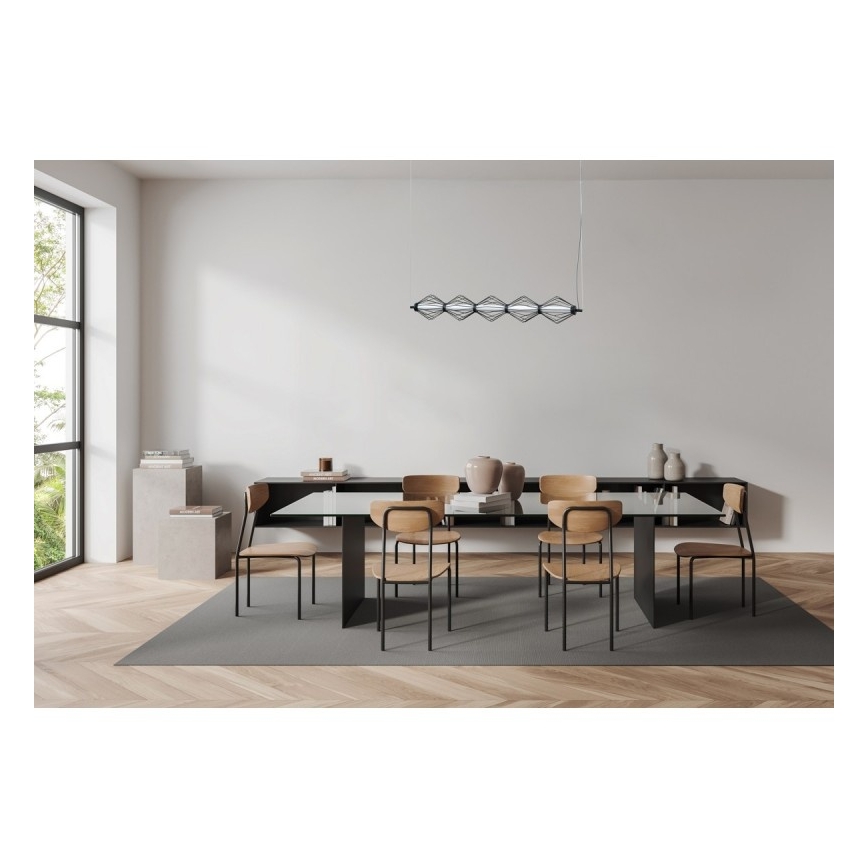 ITALUX - SEVILLA LED Pendant Light on Cable, 25W/230V, 3000K, Black