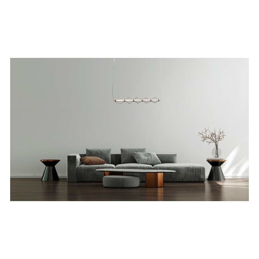 ITALUX - LED cable-hung chandelier SEVILLA LED/25W/230V 3000K gold