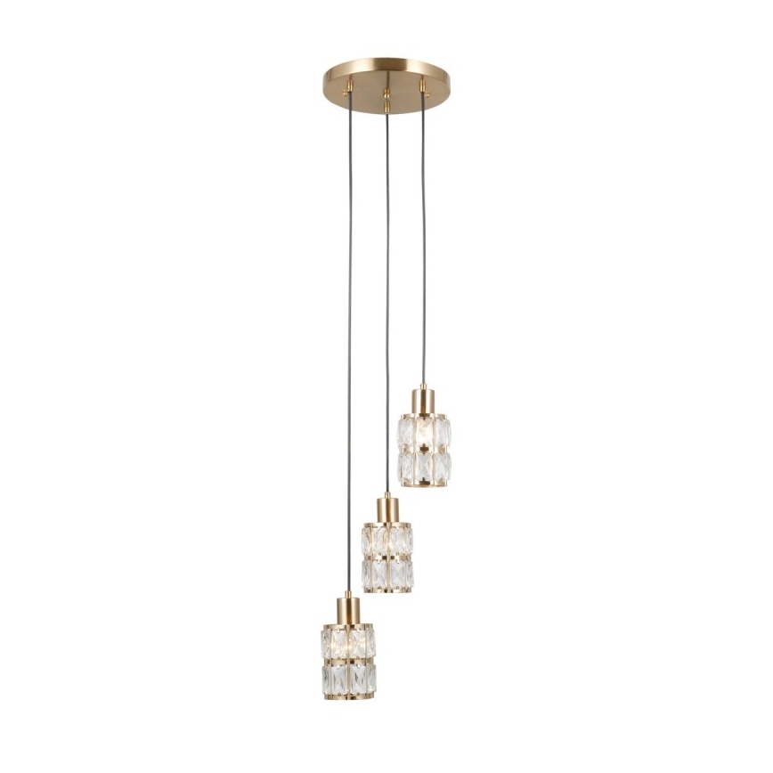 ITALUX - ALMA Cable-Suspended Pendant Light 3xE27/40W/230V, Gold