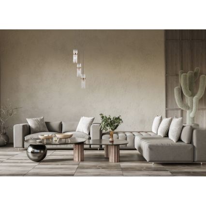 ITALUX - TARASO cable-hung pendant 3xE14/40W/230V gold