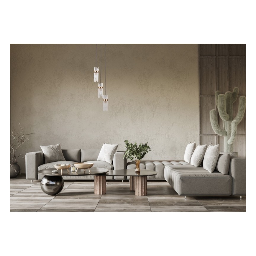 ITALUX - TARASO cable-hung pendant 3xE14/40W/230V gold