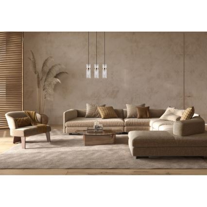 ITALUX - TARASO cable-hung pendant 3xE14/40W/230V gold