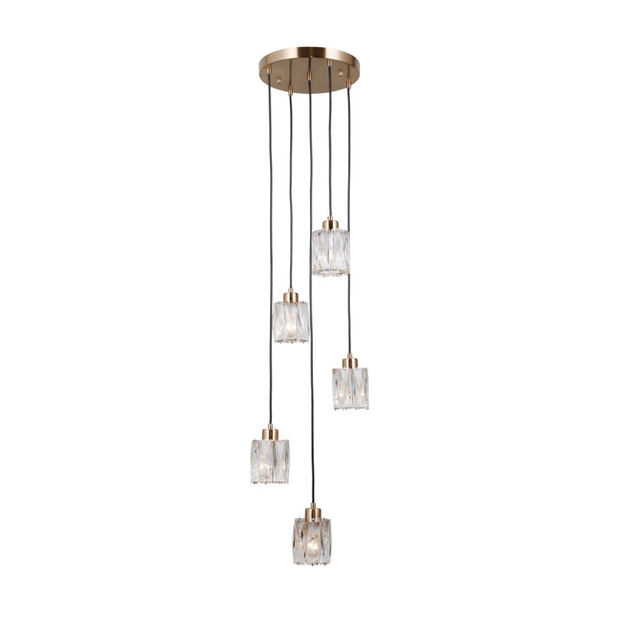 ITALUX - TORNO Cable Pendant Light 5xE14/40W/230V, Gold