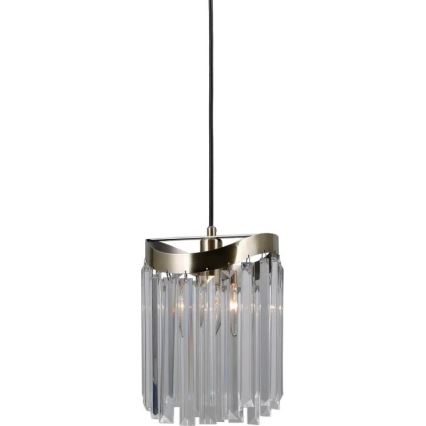ITALUX - Chandelier on a string SABRIGA 1xE14/40W/230V matte chrome