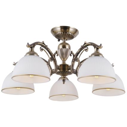 ITALUX - Surface-mounted chandelier FENEZA 5xE27/40W/230V